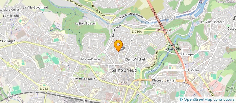 localisation de l'entreprise LA CHAUM INN à SAINT-BRIEUC