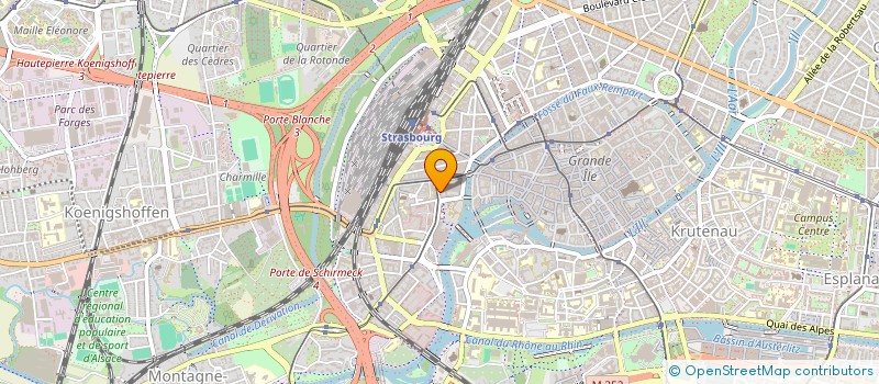 localisation de l'entreprise LA CHAUME à STRASBOURG