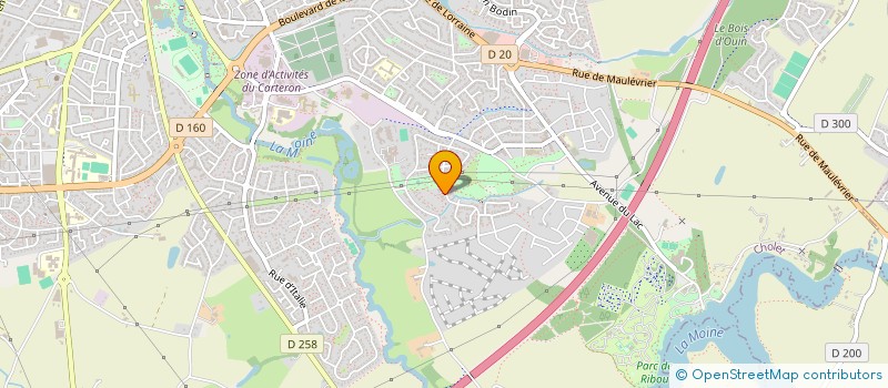 localisation de l'entreprise LA CHAUME à CHOLET