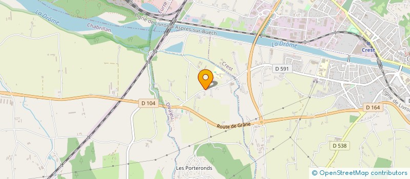 localisation de l'entreprise LA CHAUMEANE à DIVAJEU
