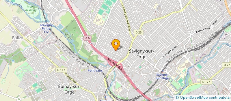 localisation de l'entreprise LA CHAUMEILIERE  SAVIGNY-SUR-ORGE
