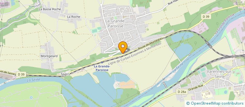 localisation de l'entreprise LA CHAUMERAIE à MISY-SUR-YONNE