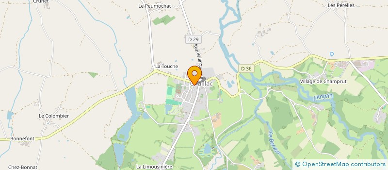 localisation de l'entreprise LA CHAUMETTE à CHAILLAC