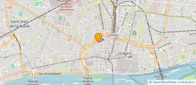 localisation de l'entreprise LA CHAUMETTE à ORLEANS