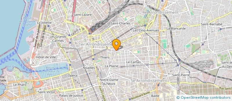 localisation de l'entreprise LA CHAUMIERE à MARSEILLE