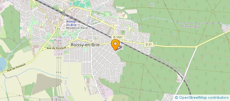 localisation de l'entreprise LA CHAUMIERE  ROISSY-EN-BRIE