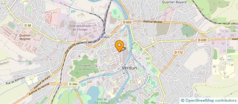 localisation de l'entreprise LA CHAUMIERE à VERDUN
