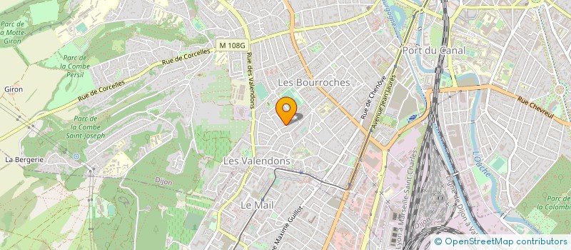 localisation de l'entreprise LA CHAUMIERE  DIJON