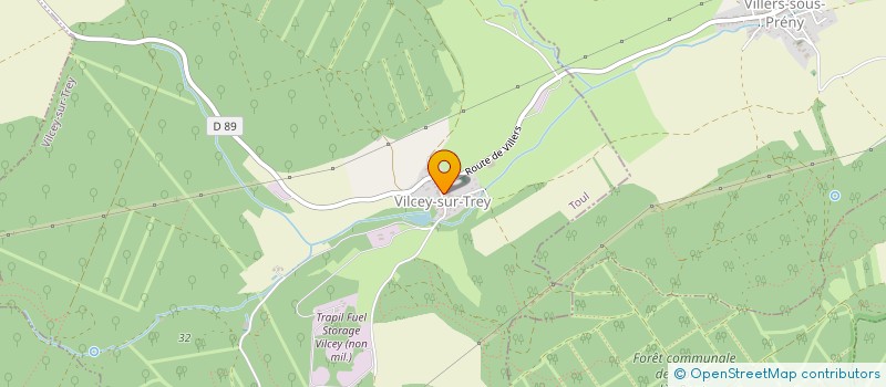 localisation de l'entreprise LA CHAUMIERE  VILCEY-SUR-TREY