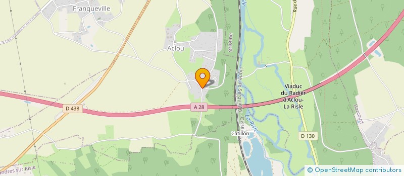 localisation de l'entreprise LA CHAUMIERE CELTHI SCI  ACLOU