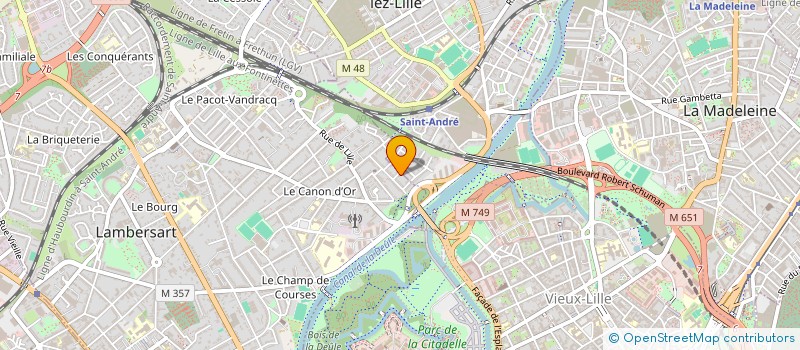 localisation de l'entreprise LA CHAUMIERE DE CHOUBIDOU à LAMBERSART