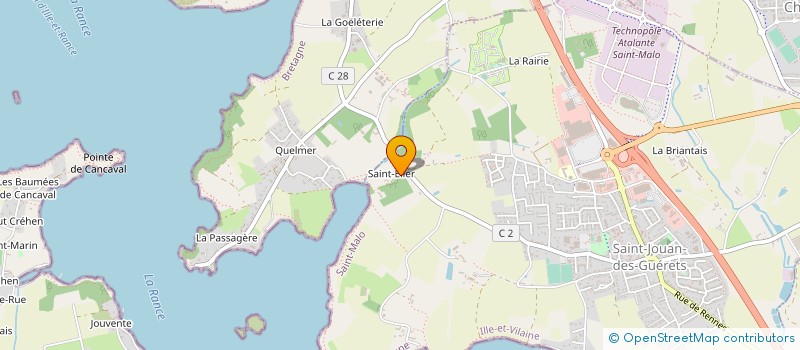 localisation de l'entreprise LA CHAUMIERE DE LA CHAIZE  SAINT-JOUAN-DES-GUERETS