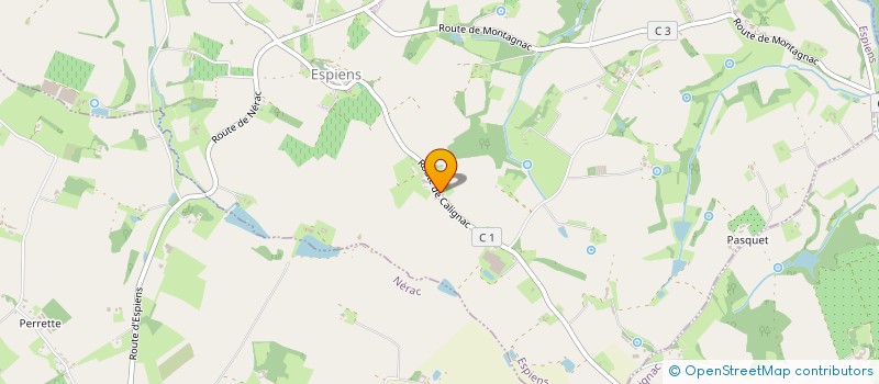 localisation de l'entreprise LA CHAUMIERE DES FEES  VIANNE