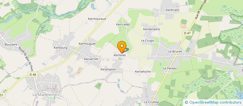 localisation de l'entreprise LA CHAUMIERE DES MARAIS  SAINT-LYPHARD