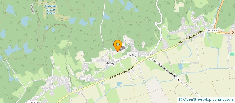 localisation de l'entreprise LA CHAUMIERE DES P'TITS NICOIS  PORTE-DES-BONNEVAUX