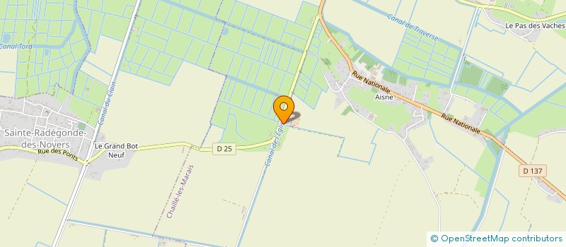 localisation de l'entreprise LA CHAUMIERE ENERGIE  CHAILLE-LES-MARAIS