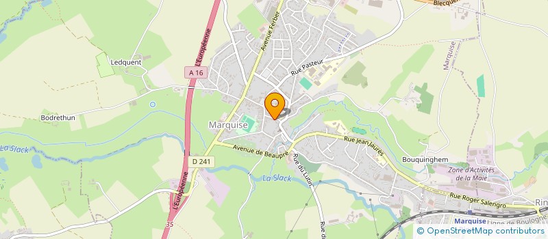 localisation de l'entreprise LA CHAUMIERE II  OFFRETHUN