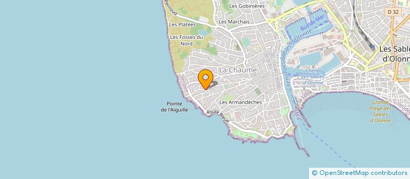 localisation de l'entreprise LA CHAUMOISE à LES SABLES D'OLONNE