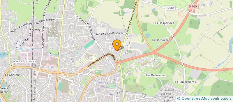 localisation de l'entreprise LA CHAUMOISE à LES SABLES D'OLONNE