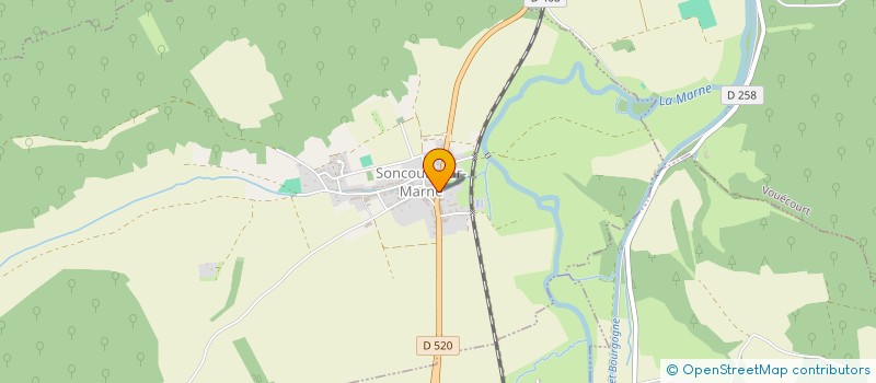 localisation de l'entreprise LA CHAUMONTAISE à SONCOURT-SUR-MARNE