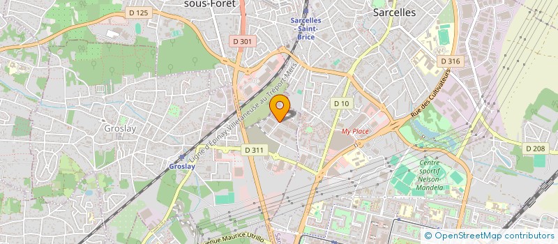localisation de l'entreprise LA CHAUSSEE à GROSLAY
