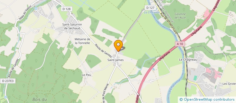 localisation de l'entreprise LA CHAUSSEE ROMAINE  PORT-D'ENVAUX