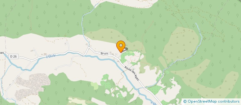 localisation de l'entreprise LA CHAUSSIERE DES LOULOUS  VALDOULE