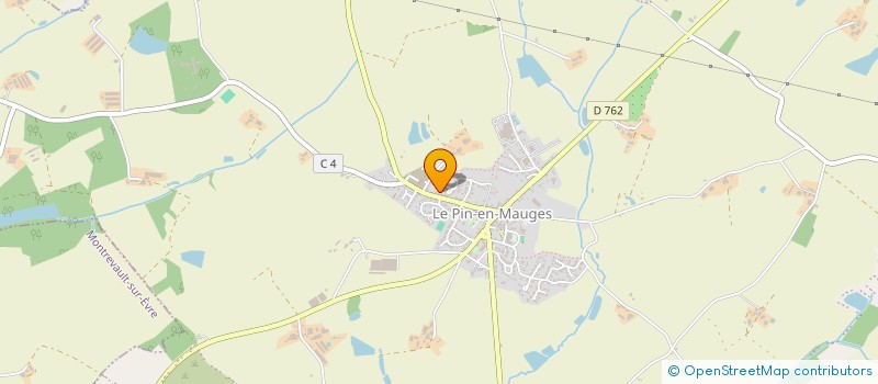 localisation de l'entreprise LA CHAUSSURE DU PIN à BEAUPREAU-EN-MAUGES