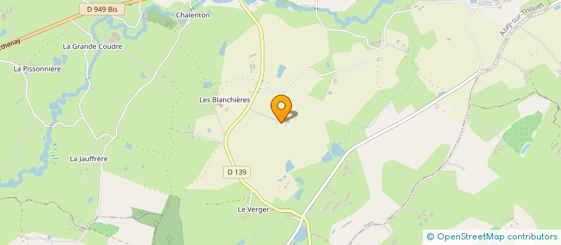 localisation de l'entreprise LA CHAUVIERE  LE RETAIL