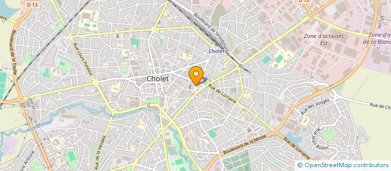 localisation de l'entreprise LA CHAUX'LETAISE à CHOLET