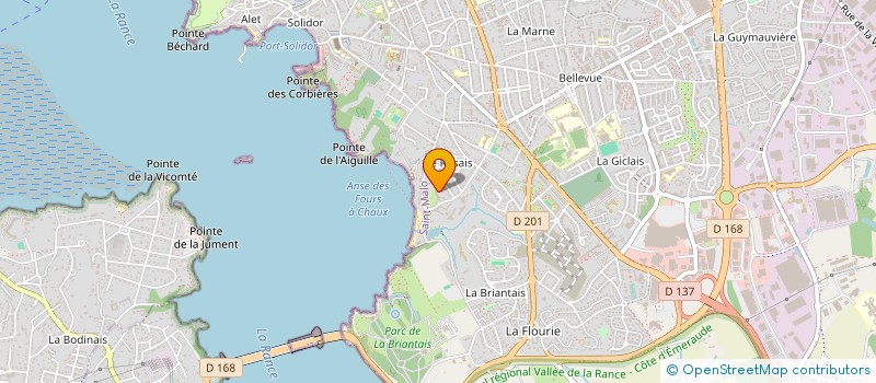 localisation de l'entreprise LA CHAVAGNAISE  SAINT-MALO