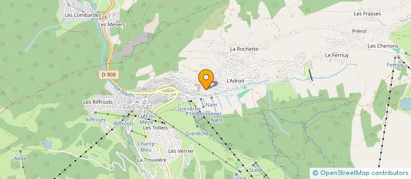 localisation de l'entreprise LA CHAVINETTE à LA CLUSAZ