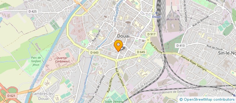 localisation de l'entreprise LA CHAWI SHINA DANS LES YEUX DE SHINA à DOUAI