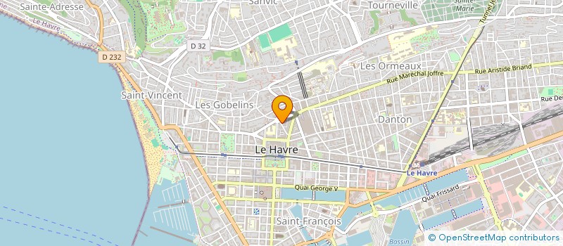 localisation de l'entreprise LA CHEMINEE à LE HAVRE