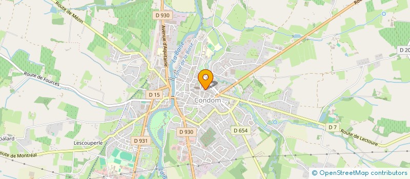 localisation de l'entreprise LA CHEMINEE CONDOMOISE à CONDOM