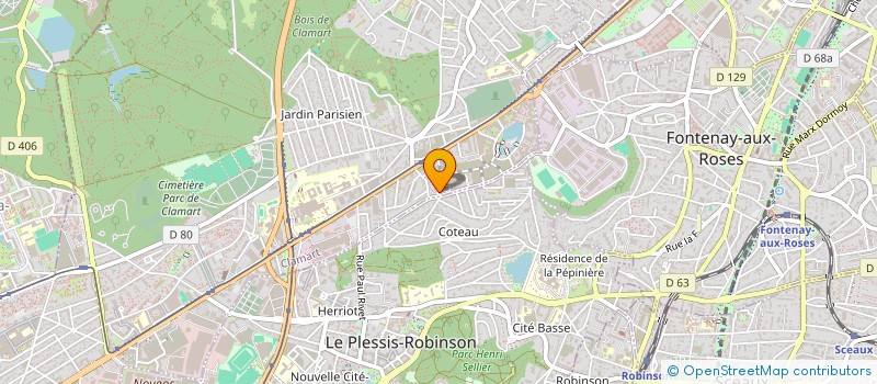 localisation de l'entreprise LA CHEMINEE QUI FUME à CLAMART