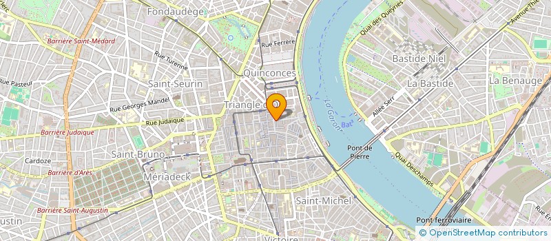 localisation de l'entreprise LA CHEMINEE ROYALE  BORDEAUX