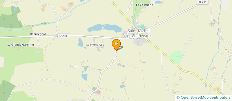 localisation de l'entreprise LA CHENAIE à OMBREE D'ANJOU