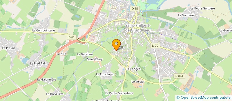 localisation de l'entreprise LA CHENAIE  SAINT-PHILBERT-DE-GRAND-LIEU