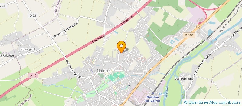 localisation de l'entreprise LA CHENAIE  NAINTRE