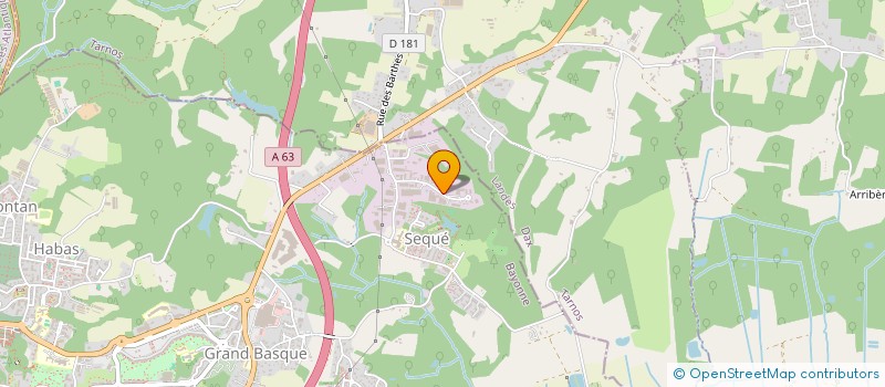 localisation de l'entreprise LA CHENAIE à BAYONNE