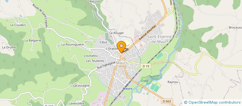 localisation de l'entreprise LA CHENAIE à MAURS