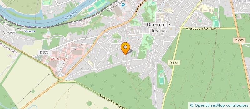localisation de l'entreprise LA CHENAIE DU LYS à DAMMARIE-LES-LYS