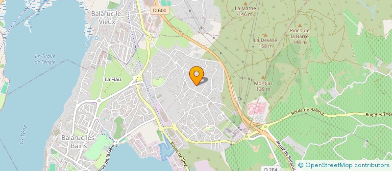 localisation de l'entreprise LA CHENAIE II  BALARUC-LES-BAINS