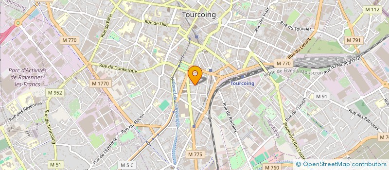 localisation de l'entreprise LA CHENAIE VACANCES à TOURCOING