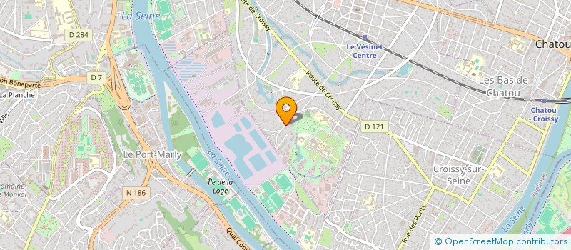 localisation de l'entreprise LA CHENAL  LE VESINET