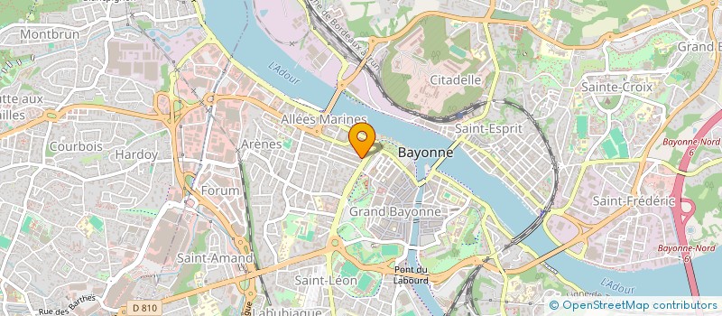 localisation de l'entreprise LA CHENERAIE à BAYONNE