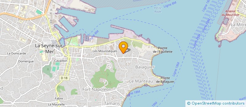localisation de l'entreprise LA CHENERAIE à LA SEYNE-SUR-MER