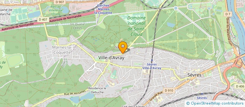 localisation de l'entreprise LA CHENERAIE  VILLE-D'AVRAY