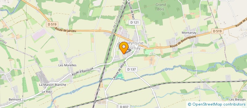 localisation de l'entreprise LA CHENEVARIE  SAINT-SORLIN-EN-VALLOIRE